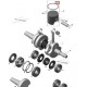 09-785R SPI Поршневое Кольцо Стандартный Размер Для Ski Doo 420815150, 420815155
