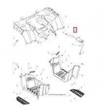 1017556-329 Крепление Подножки Для Polaris Sportsman