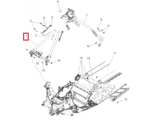 1018234 Пирамида Карбоновая Для Polaris 1019556
