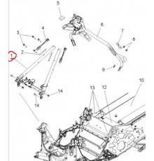 1019556 Фронтальная Труба Для Polaris RMK 1018234