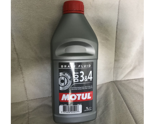 105835 MOTUL Тормозная Жидкость DOT 3 & 4 Brake Fluid 1 Литр
