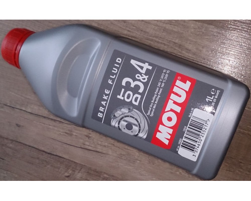 105835 MOTUL Тормозная Жидкость DOT 3 & 4 Brake Fluid 1 Литр