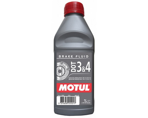 105835 MOTUL Тормозная Жидкость DOT 3 & 4 Brake Fluid 1 Литр