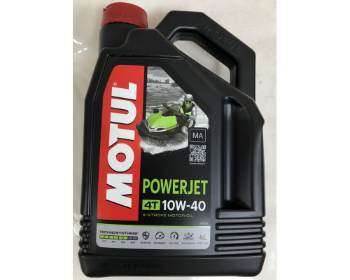 105874 MOTUL Масло Моторное PowerJet 4Т 4Тактное SAE 10W-40 4 Литра