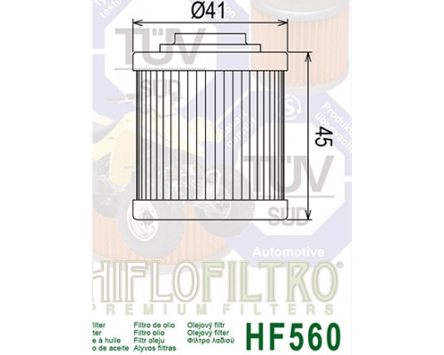 HF560 Hiflo Filtro Фильтр Масляный Для BRP Can Am DS450 2008-2015 420256455