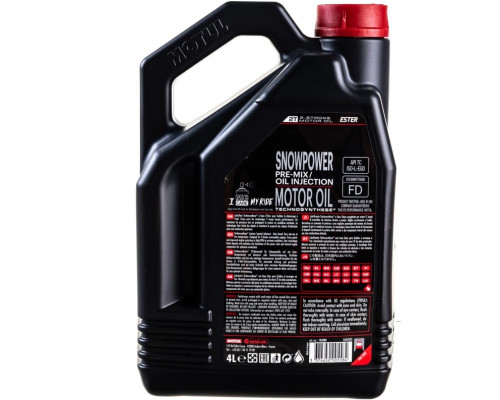 105888 MOTUL Моторное Масло SnowPower 2T FL Technosynt 4 Литра