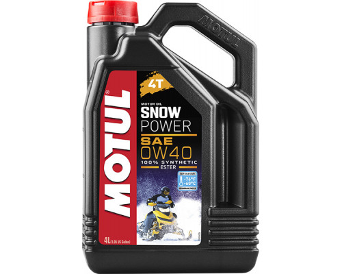 105892 MOTUL Масло Моторное SnowPower 4Т Четырехтактное SAE 0W-40 4 Литра
