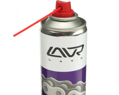 Ln1741 LAVR Смазка Для Приводной Цепи Белая С PTFE 400 МЛ Аэрозоль