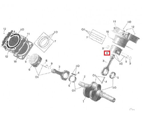 NA-80004-2 Namura Поршень +0,5 мм Для BRP Can Am