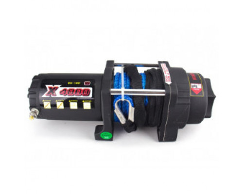 Лебедка для квадроцикла Master Winch X4000S синтетичесий трос (1820кг)