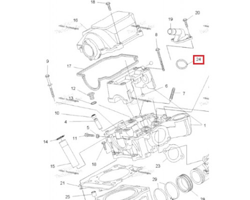 S410427012006 ATHENA Прокладка Выпускного Коллектора Для Polaris SPORTSMAN 550 3090004