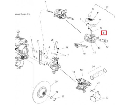 SM-01022 SPI Кнопка Тормоза Для Polaris 2203182