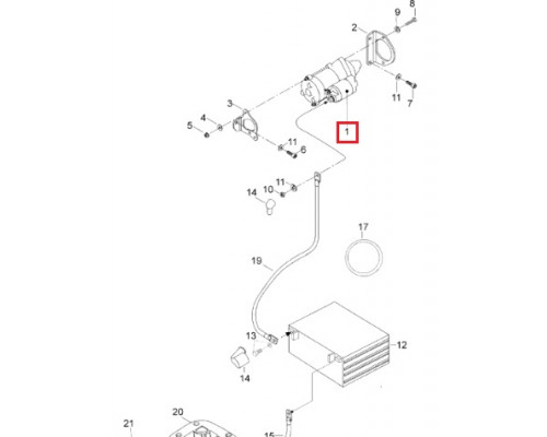 SM-01215 SPI Стартер Электрический Для Ski Doo 410209200, 410212400