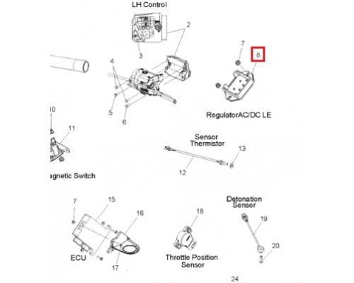 SM-01237 SPI Реле Регулятор Напряжения Для Polaris 4013460
