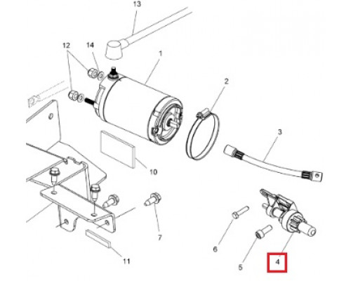 SM-01322 SPI Бендикс Электростартера Для Polaris 3089759, 1204130, 1204372