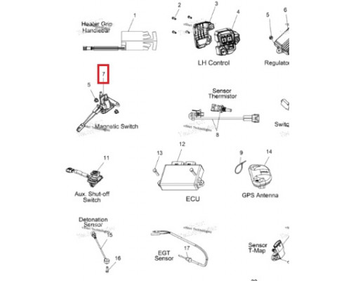 SM-01457 SPI Реле Стартера Для Polaris 4014655