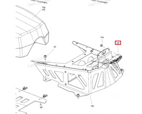 SM-01506 SPI Задний Фонарь Для Ski Doo 520001738
