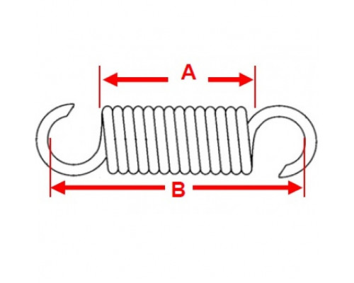 SM-02007 SPI Пружина Крепления Глушителя Для Ski Doo 414893700, 415107100