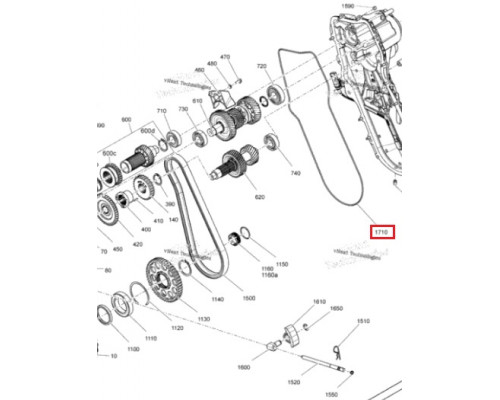 SM-03132 SPI Прокладка Крышки КПП Для Ski Doo EXPEDITION, SKANDIC 293300197