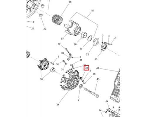 SM-03279A SPI Ролики Ведущего Вариатора Для Ski Doo 417224081