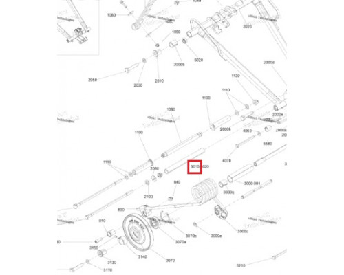 SM-04351L-1 SPI Пружина Задней Подвески Левая Для Ski Doo 503193003