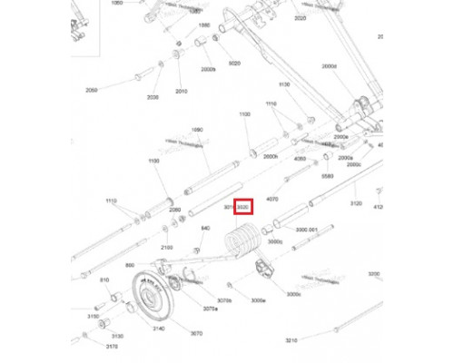 SM-04351R-1 SPI Пружина Задней Подвески Правая Для Ski Doo 503193002