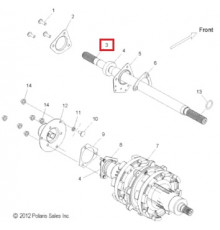 1333019 Вал Для Polaris 1332663