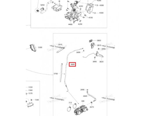 SM-05265 SPI Тросик Газа Для Ski Doo 512060409, 512060587, 512060633
