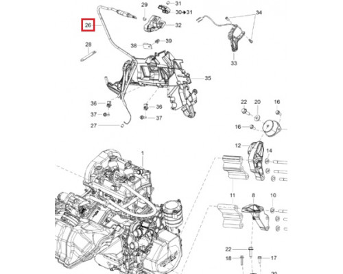SM-05269 SPI Тросик Газа Для Ski Doo 512060607