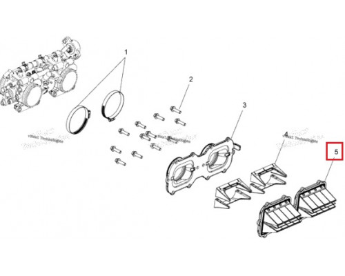 SM-07156B SPI Ремкомплект Лепесткового Впускного Клапана Для Polaris 1202698