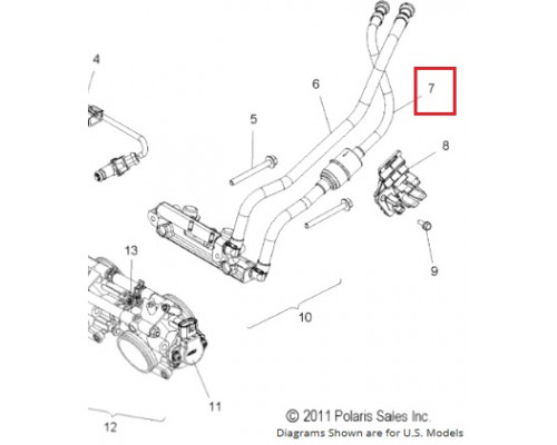 SM-07167 SPI Топливный Фильтр Для Polaris 2011-2012 2521119, 2521095, 2521192