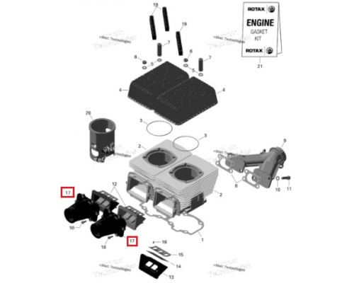 SM-07170 SPI Впускной Патрубок Карбюратора Для Ski Doo 420667600