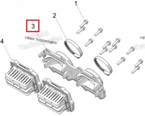 SM-07176 SPI Впускной Патрубок Карбюратора Для Polaris 850 1205609