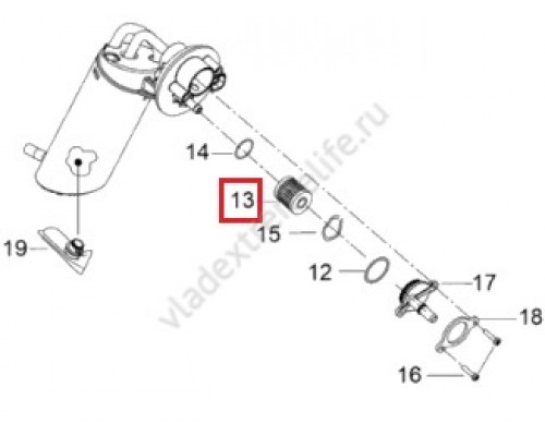 SM-07183 SPI Топливный Фильтр Для Ski Doo 415129510
