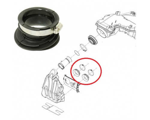 SM-07186 SPI Впускной Патрубок Для Ski Doo 508000573, 508000614