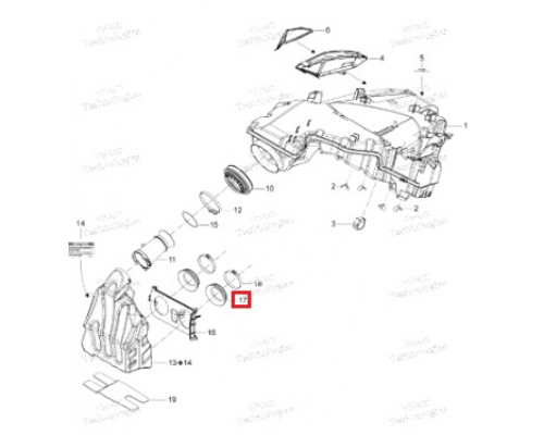 SM-07186 SPI Впускной Патрубок Для Ski Doo 508000573, 508000614