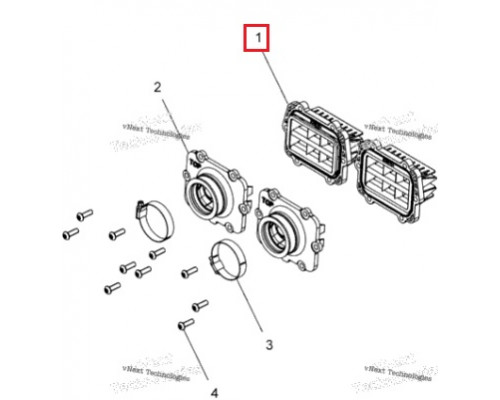 SM-07305 SPI Ремкомплект Лепесткового Впускного Клапана Для Polaris 2205800, 1205059