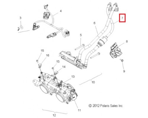 SM-07350 SPI Топливный Фильтр Для Polaris 2521189