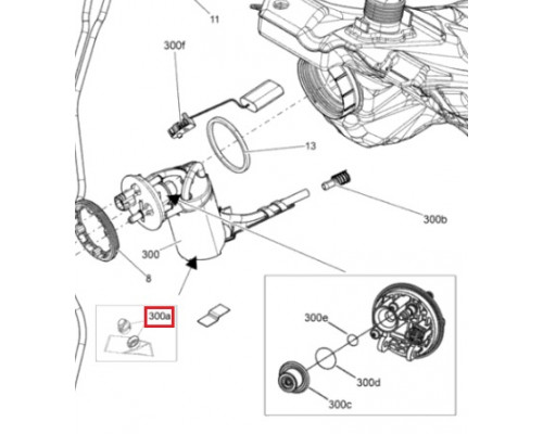SM-07353 SPI Фильтр Топливный Для Ski Doo 415129451