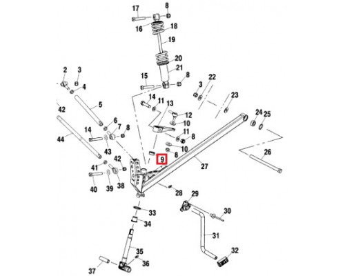 SM-08010B SPI Втулка Передней Подвески Для Polaris 3573909