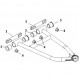 SM-08276 SPI Комплект Втулок Верхних Рычагов Для Polaris 5137301, 5137700, 5438792, 7547332
