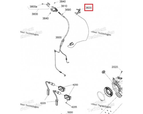SM-08558 SPI Курок Газа С Подогревом Для Ski Doo 512061266, 512061167