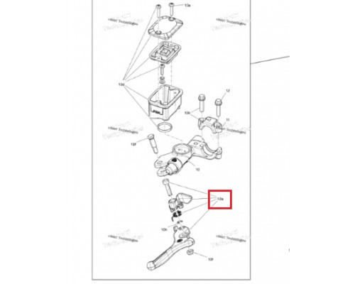 SM-08582 SPI Курок Тормоза С Подогревом Для Ski Doo 507032476