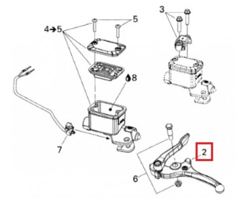 SM-08586-B SPI Рычаг Парковочного Тормоза Для Ski Doo 507032476