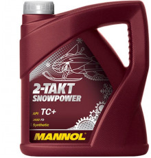 1431 MANNOL SNOWPOWER Моторное Синтетическое 2Т Двухтактное Масло 4 Литра