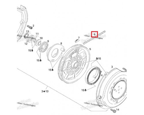SM-11031C SPI Веревка Ручного Стартера Для Ski Doo 412500100, 412500200, H28462ZH8003