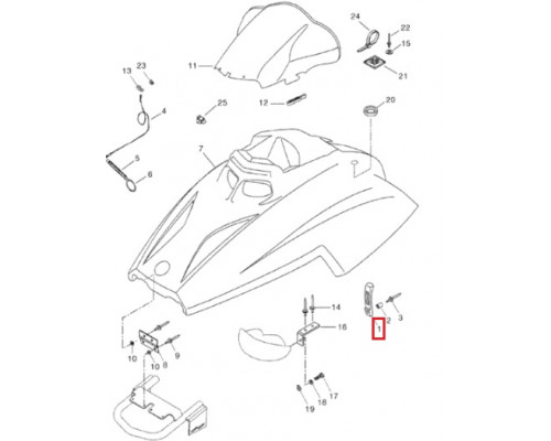 SM-12200 SPI Комплект Установки Замков Капота Для Ski Doo 861773900, 570025900, 570027100