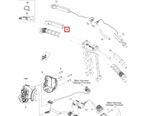 SM-12484 SPI Защитная Накладка Для Элементов Подогрева Руля 506152360, 515176622