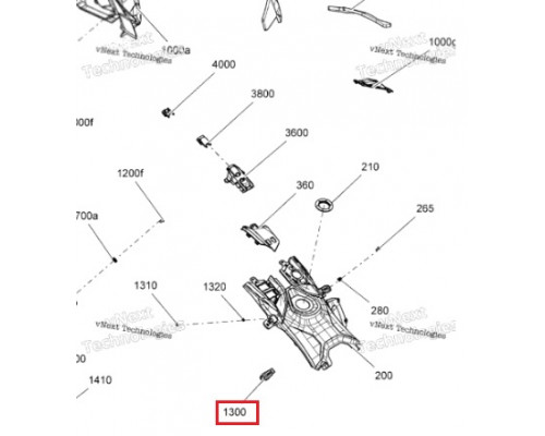 SM-12598 SPI Крепление Боковой Панели Верхнее Для Ski Doo 517305279