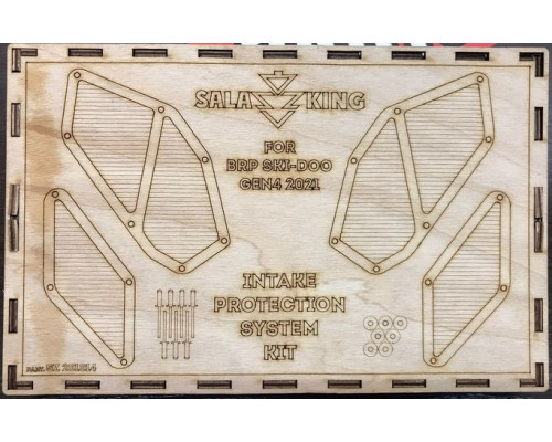 SZ201014 SALAZZKING Защита Сеток Воздухозаборника Для BRP Gen4 2021